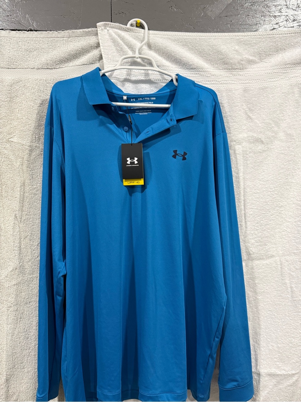 Under Armour LS polo-new with tags